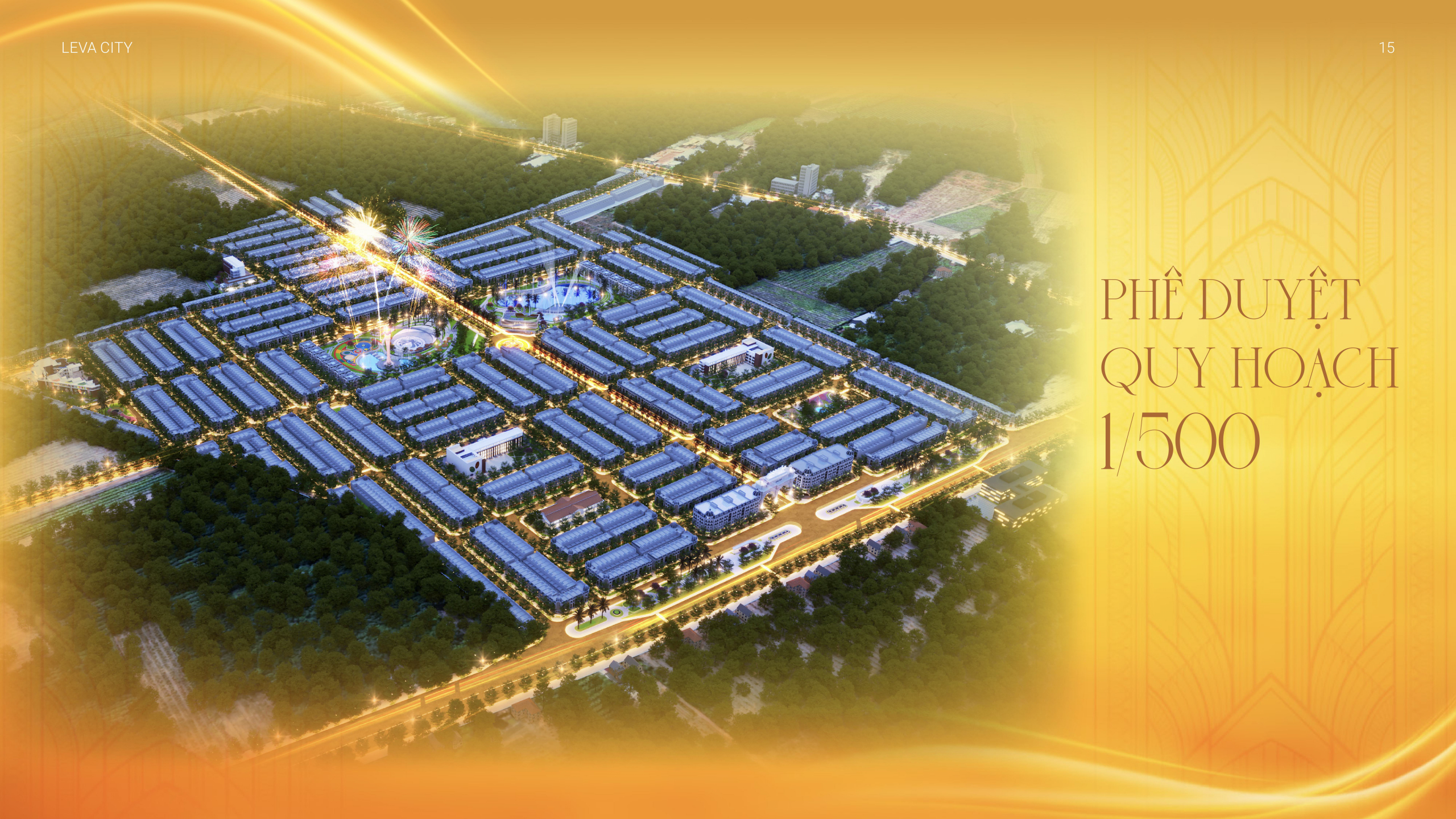 Mặt bằng dự án Leva City Phú Giáo